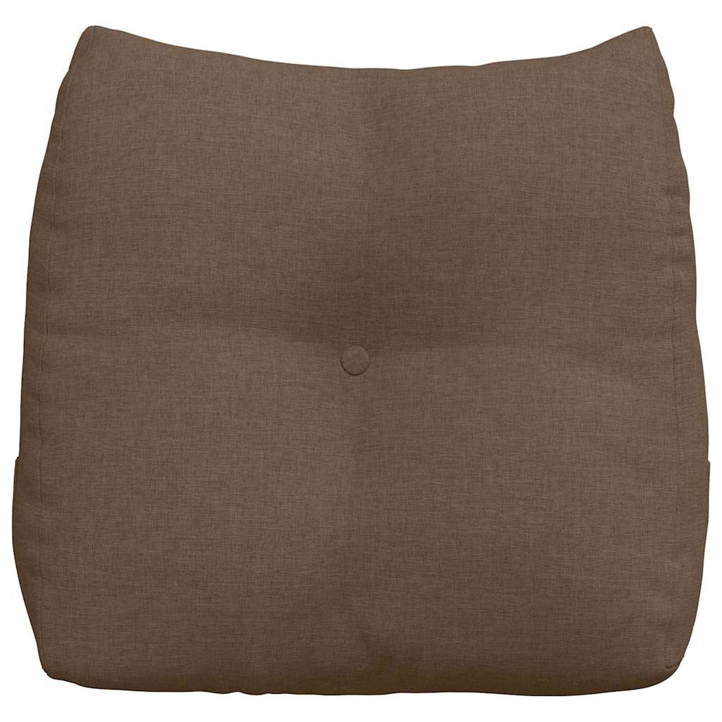 Rücken Kissen Braun 45 x 24 x 50 cm Stoff