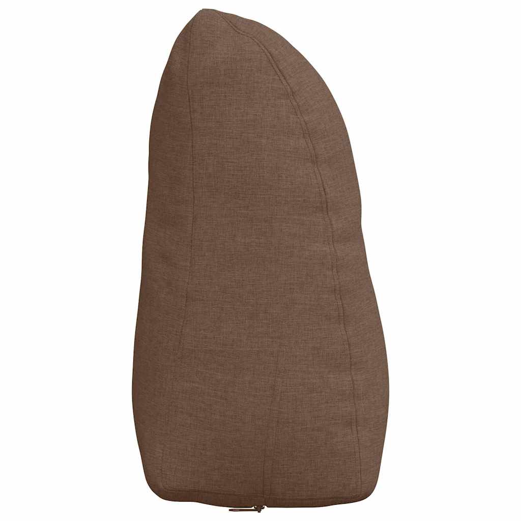 Rücken Kissen Braun 45 x 24 x 50 cm Stoff