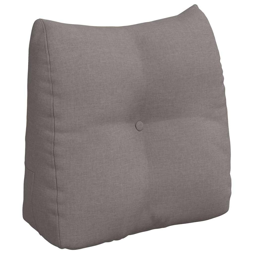 Rücken Kissen Taupe 45 x 24 x 50 cm Stoff
