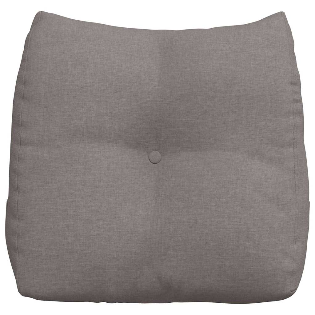 Rücken Kissen Taupe 45 x 24 x 50 cm Stoff