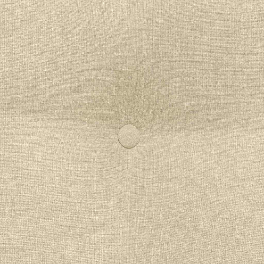 Rücken Kissen Creme 45 x 24 x 50 cm Stoff