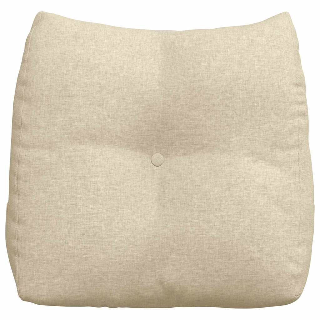 Rücken Kissen Creme 45 x 24 x 50 cm Stoff