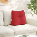 Rücken Kissen Rot 45 x 24 x 50 cm Stoff