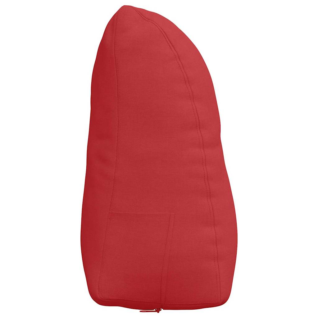 Rücken Kissen Rot 45 x 24 x 50 cm Stoff