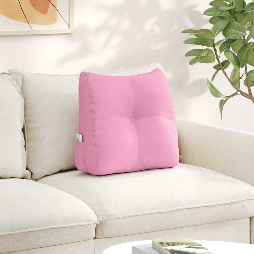 Rücken Kissen Rosa 45 x 24 x 50 cm Stoff