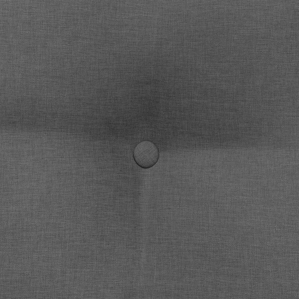 Rücken Kissen Dunkelgrau 60 x 24 x 50 cm Stoff