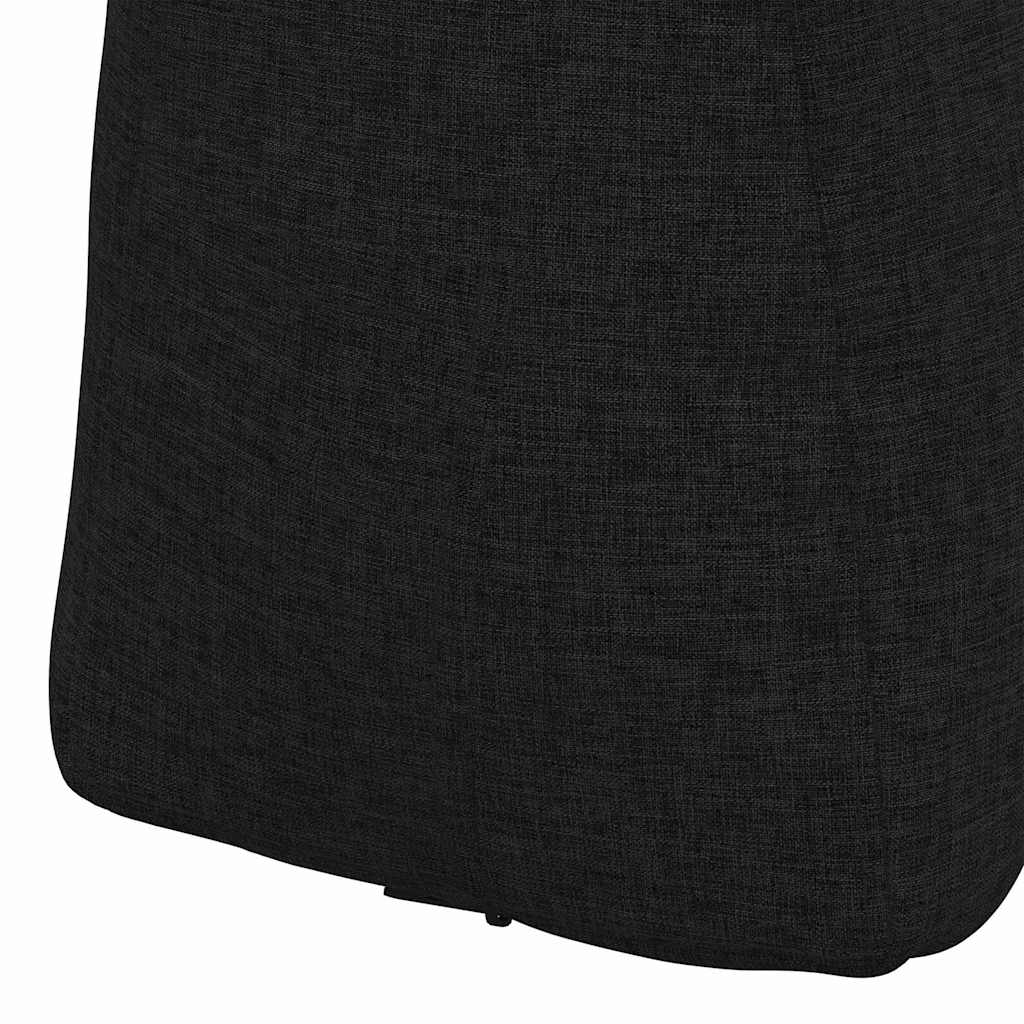 Rücken Kissen Schwarz 60 x 24 x 50 cm Stoff