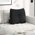 Rücken Kissen Schwarz 60 x 24 x 50 cm Stoff