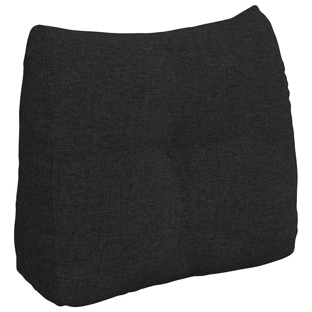 Rücken Kissen Schwarz 60 x 24 x 50 cm Stoff