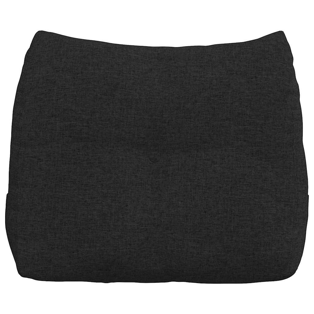 Rücken Kissen Schwarz 60 x 24 x 50 cm Stoff