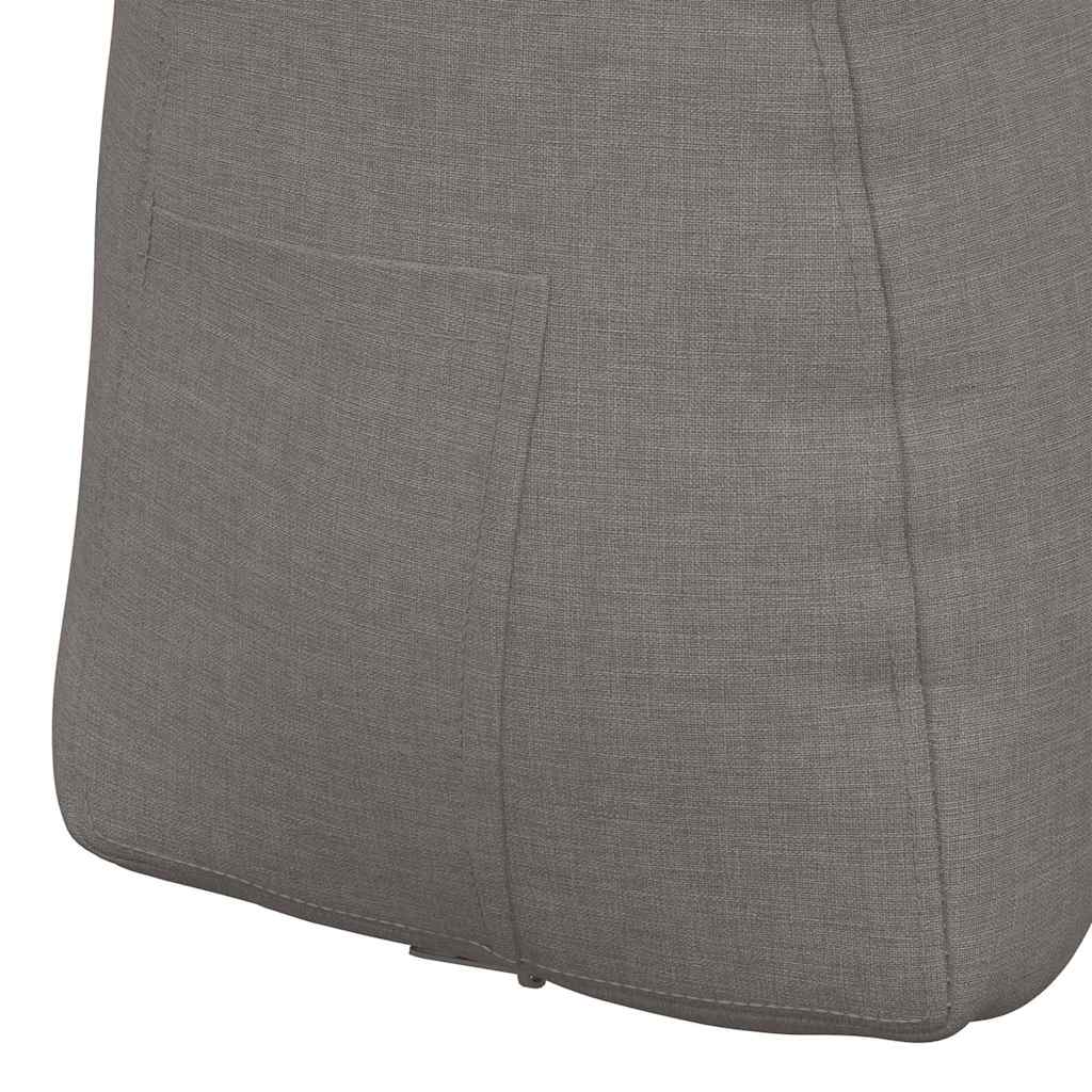 Rücken Kissen Taupe 60 x 24 x 50 cm Stoff