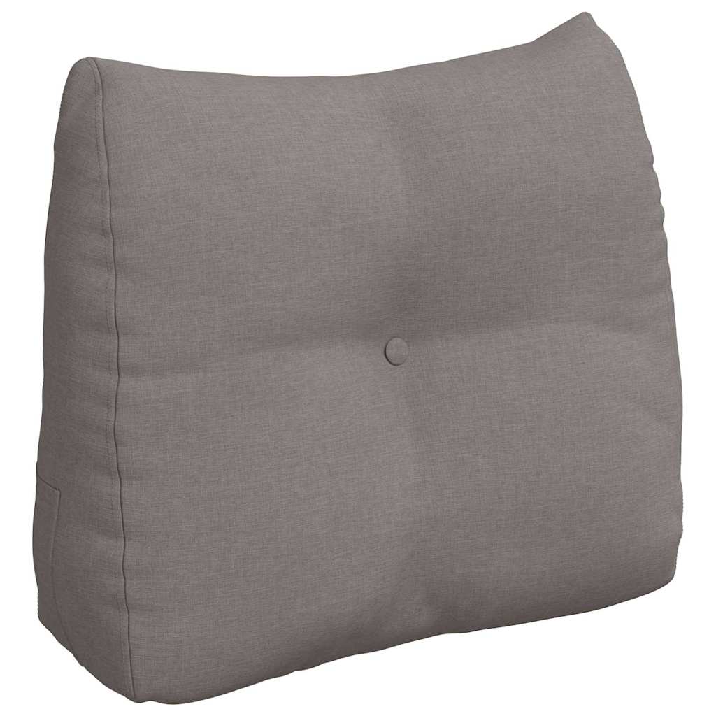 Rücken Kissen Taupe 60 x 24 x 50 cm Stoff