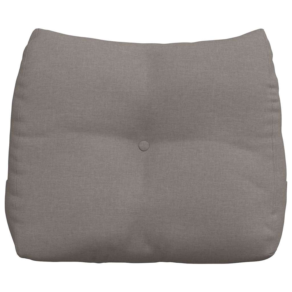 Rücken Kissen Taupe 60 x 24 x 50 cm Stoff