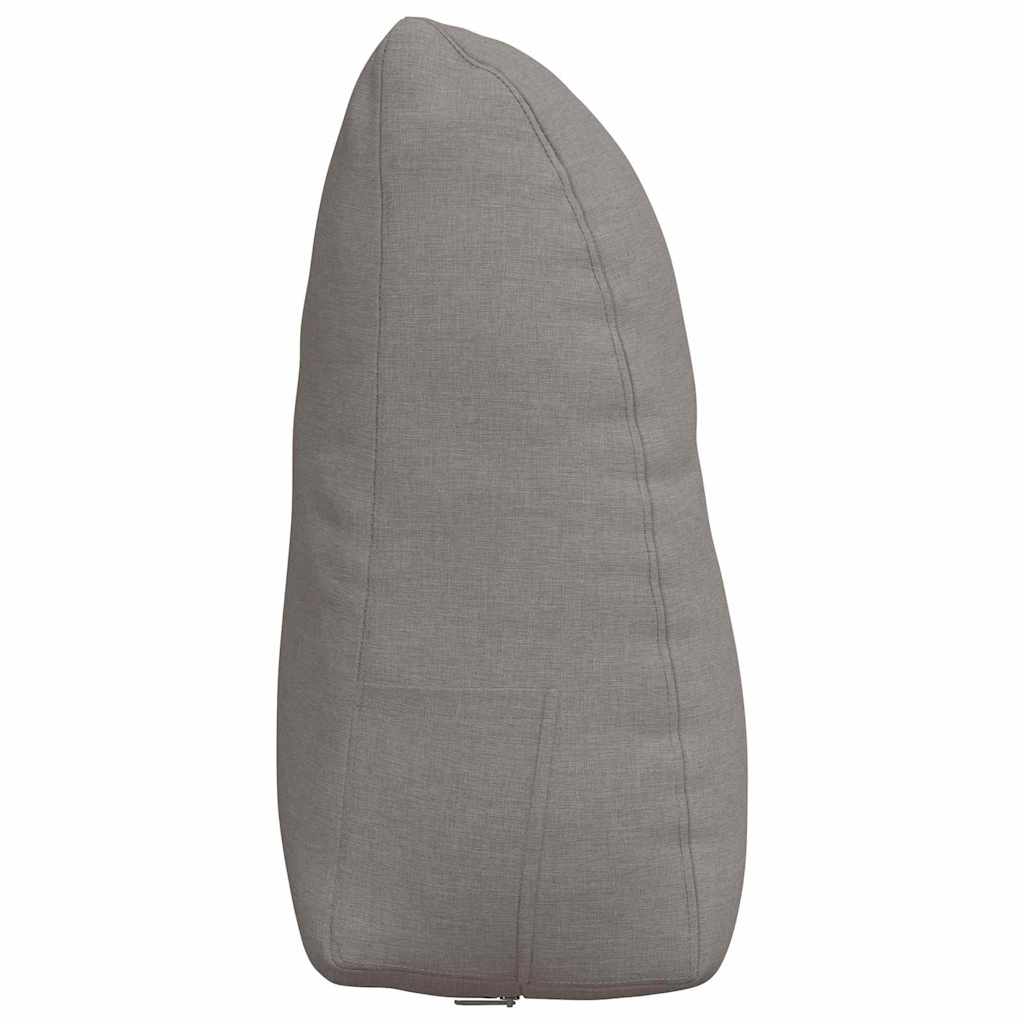 Rücken Kissen Taupe 60 x 24 x 50 cm Stoff