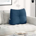 Rücken Kissen Blau 60 x 24 x 50 cm Stoff