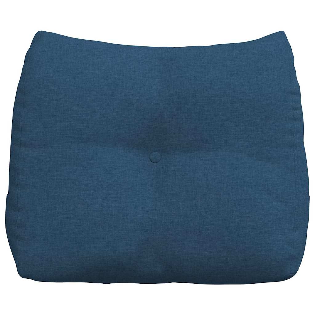 Rücken Kissen Blau 60 x 24 x 50 cm Stoff
