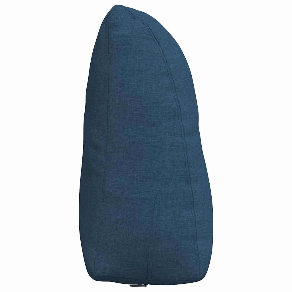 Rücken Kissen Blau 60 x 24 x 50 cm Stoff