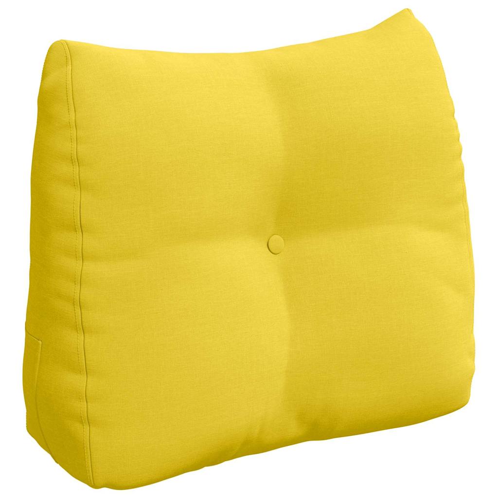 Rücken Kissen Helles Gelb 60 x 24 x 50 cm Stoff