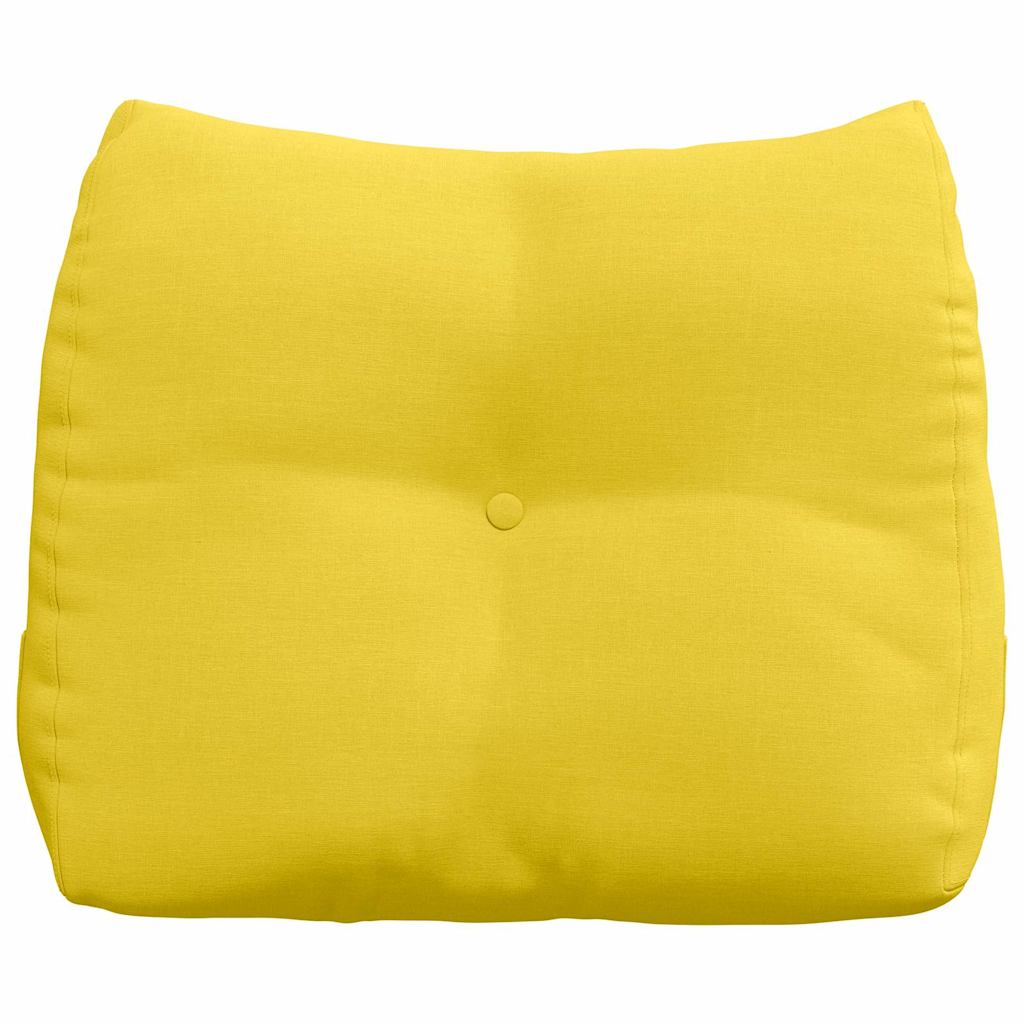 Rücken Kissen Helles Gelb 60 x 24 x 50 cm Stoff