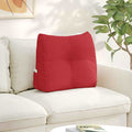 Rücken Kissen Rot 60 x 24 x 50 cm Stoff