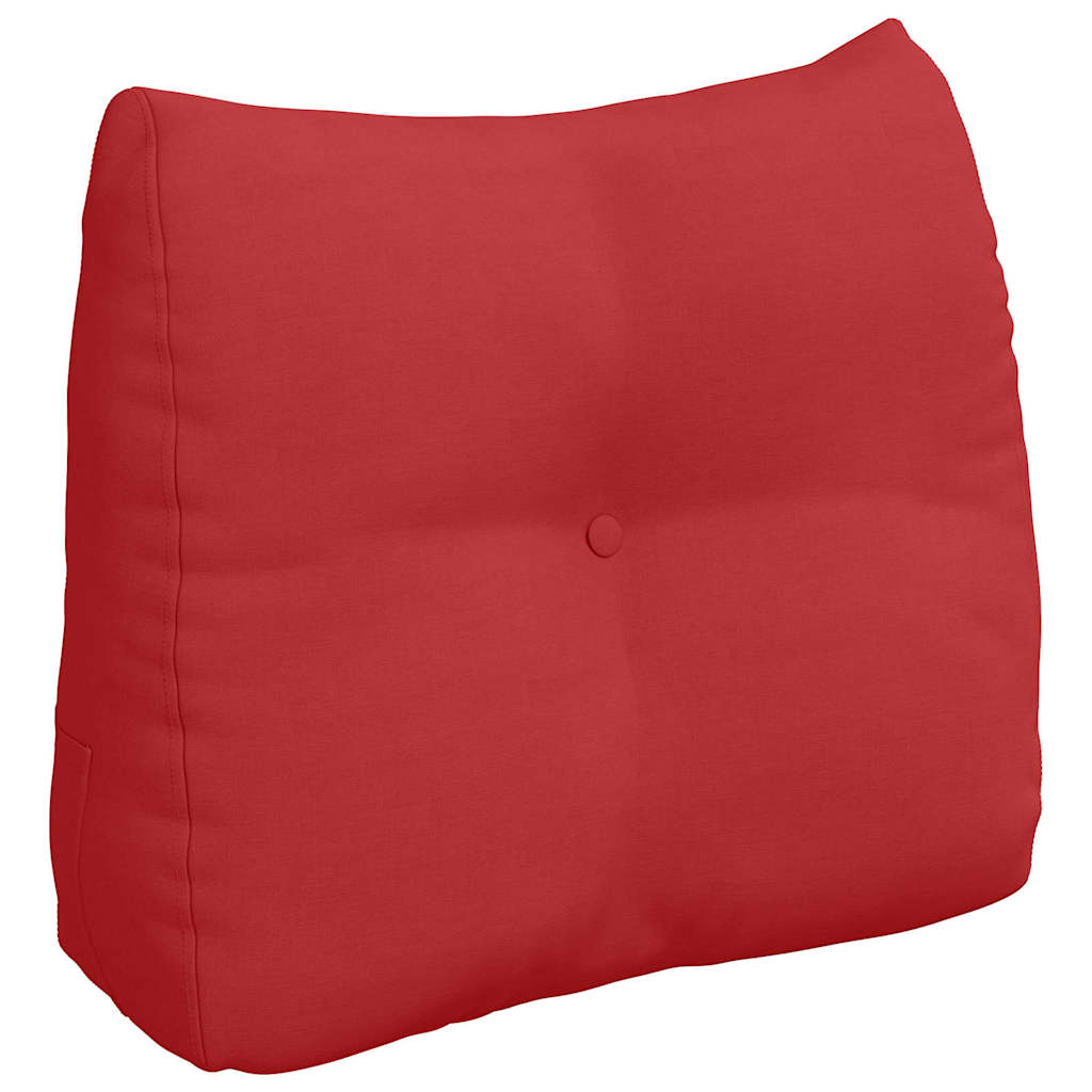 Rücken Kissen Rot 60 x 24 x 50 cm Stoff