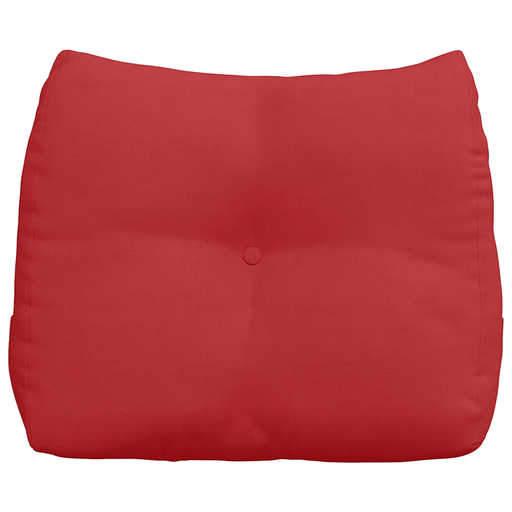 Rücken Kissen Rot 60 x 24 x 50 cm Stoff