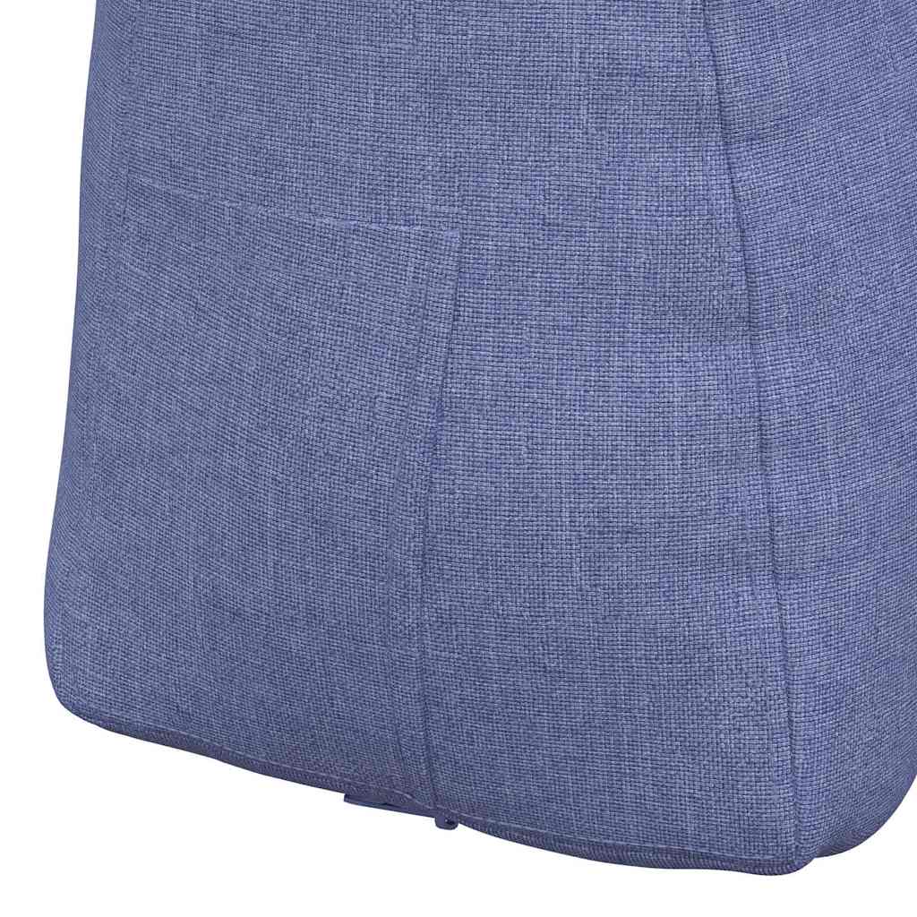 Rücken Kissen Jeans blau 60 x 24 x 50 cm Stoff