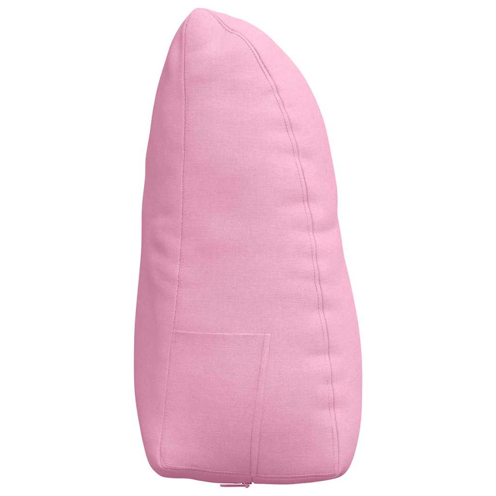 Rücken Kissen Rosa 60 x 24 x 50 cm Stoff
