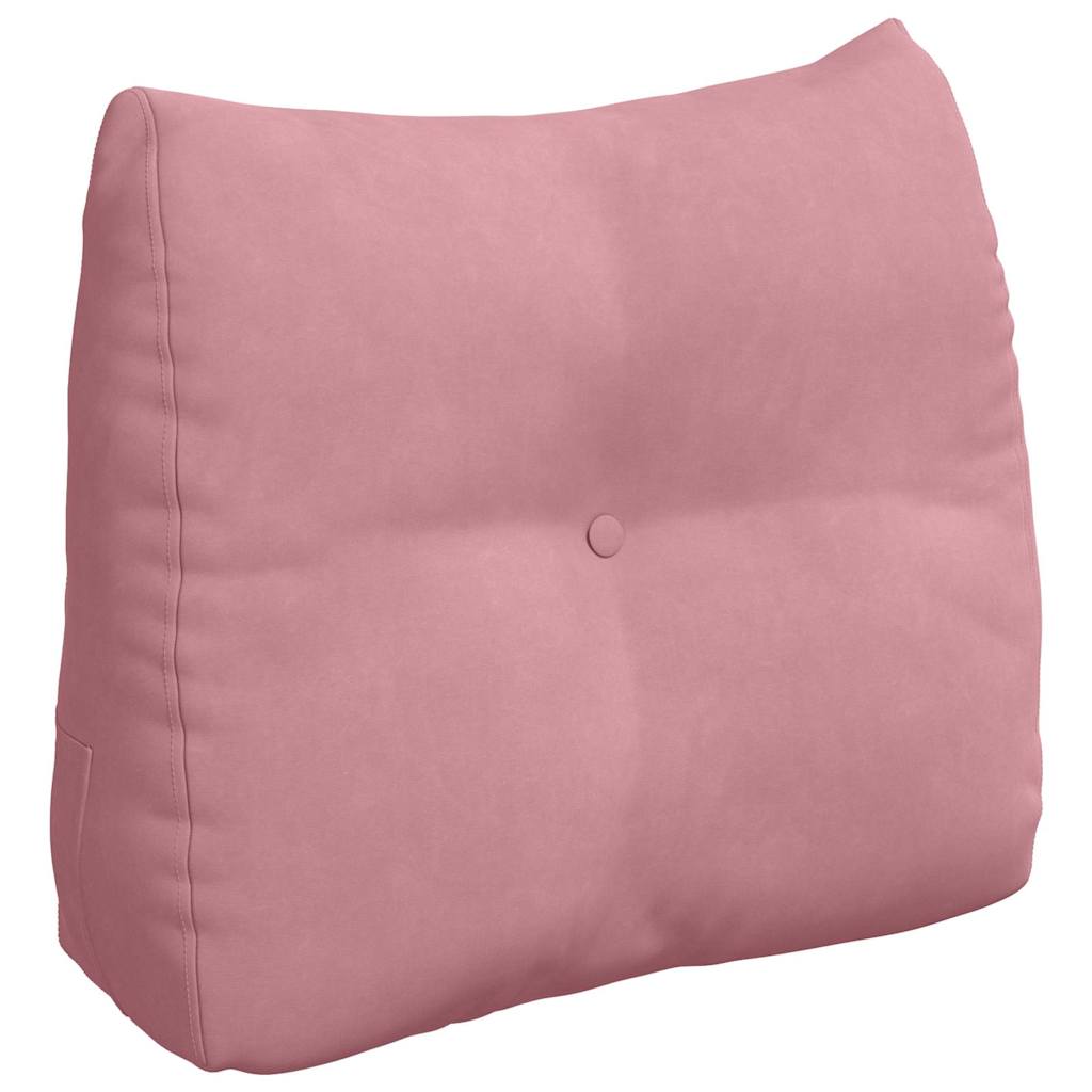 Rückenkissen Rosa 60 x 24 x 50 cm Samt