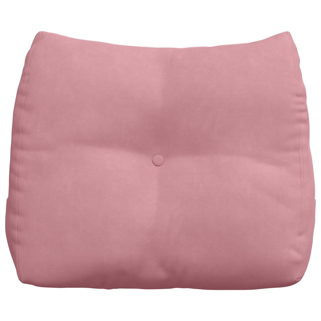 Rückenkissen Rosa 60 x 24 x 50 cm Samt