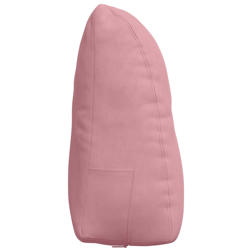 Rückenkissen Rosa 60 x 24 x 50 cm Samt