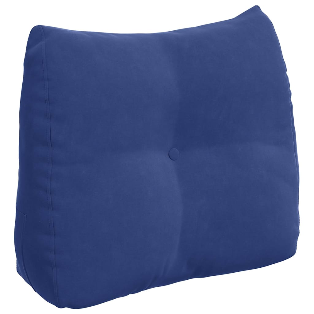 Rückenkissen Polizeiblau 60 x 24 x 50 cm Samt