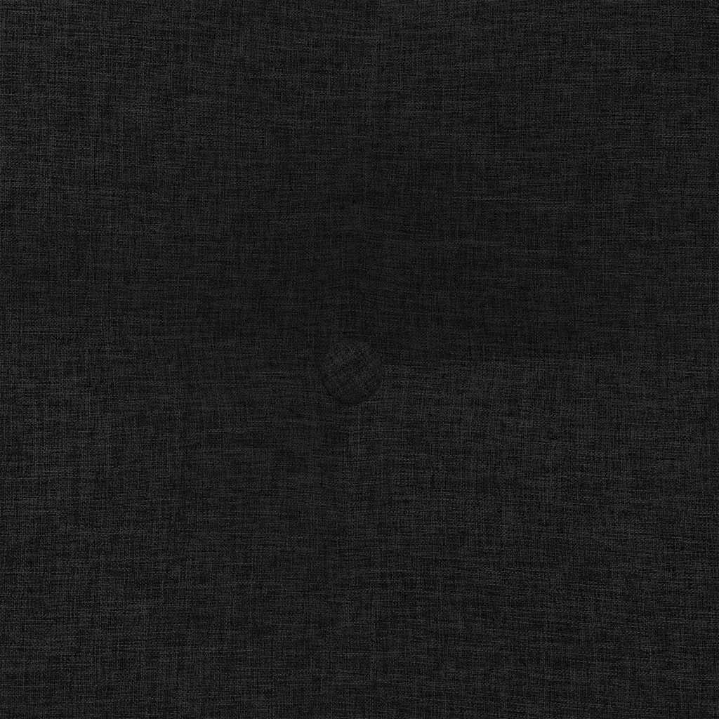 Rücken Kissen Schwarz 80 x 24 x 50 cm Stoff