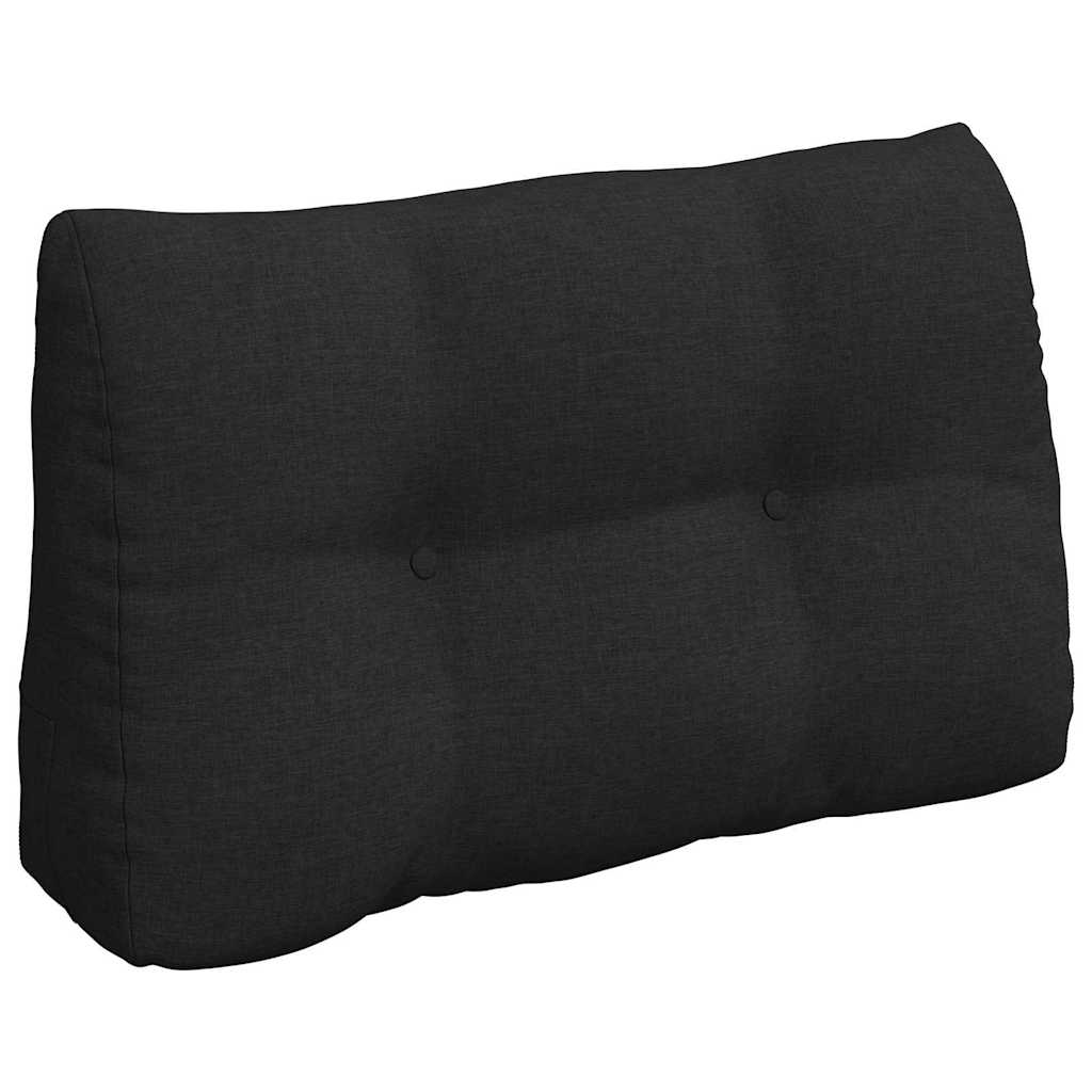 Rücken Kissen Schwarz 80 x 24 x 50 cm Stoff