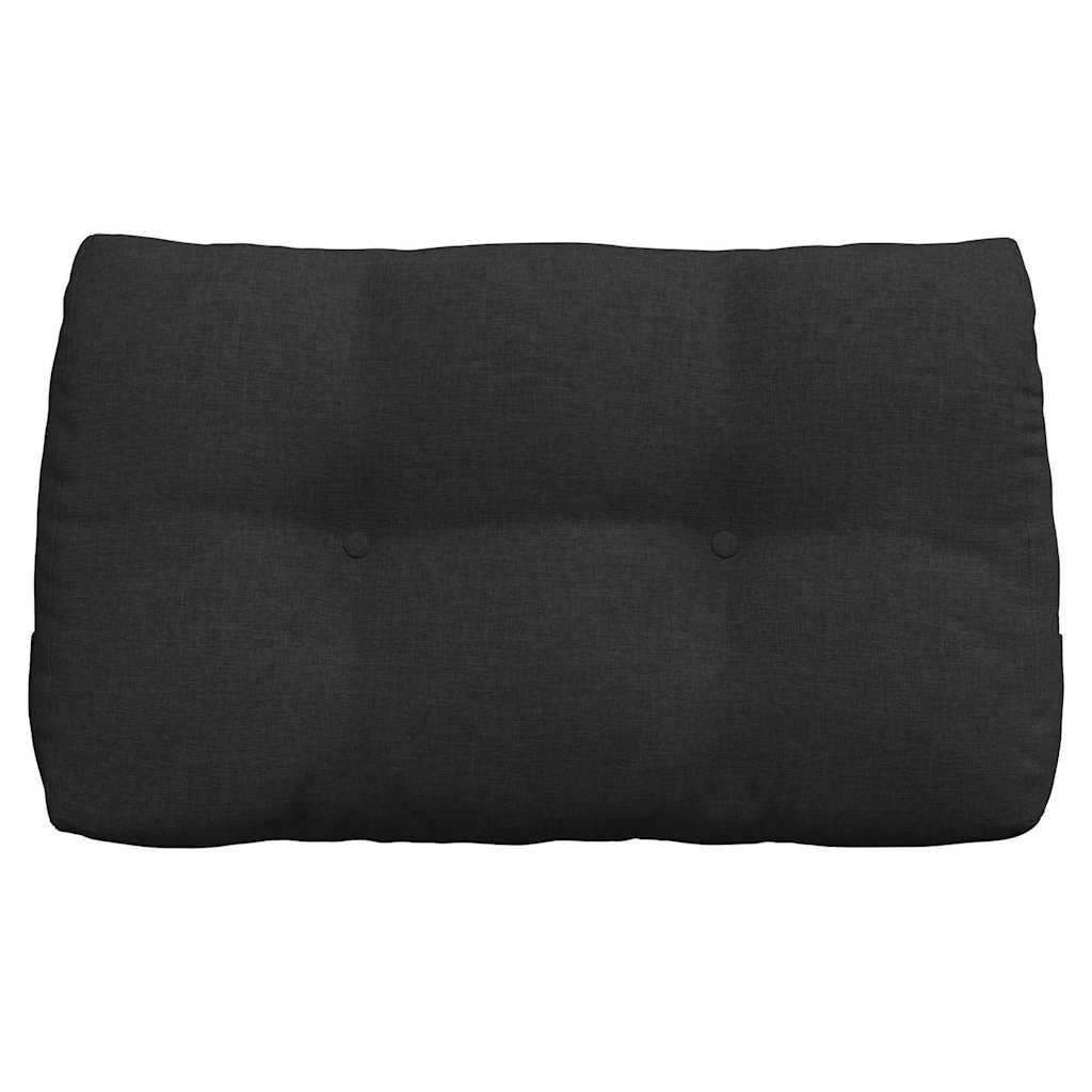 Rücken Kissen Schwarz 80 x 24 x 50 cm Stoff