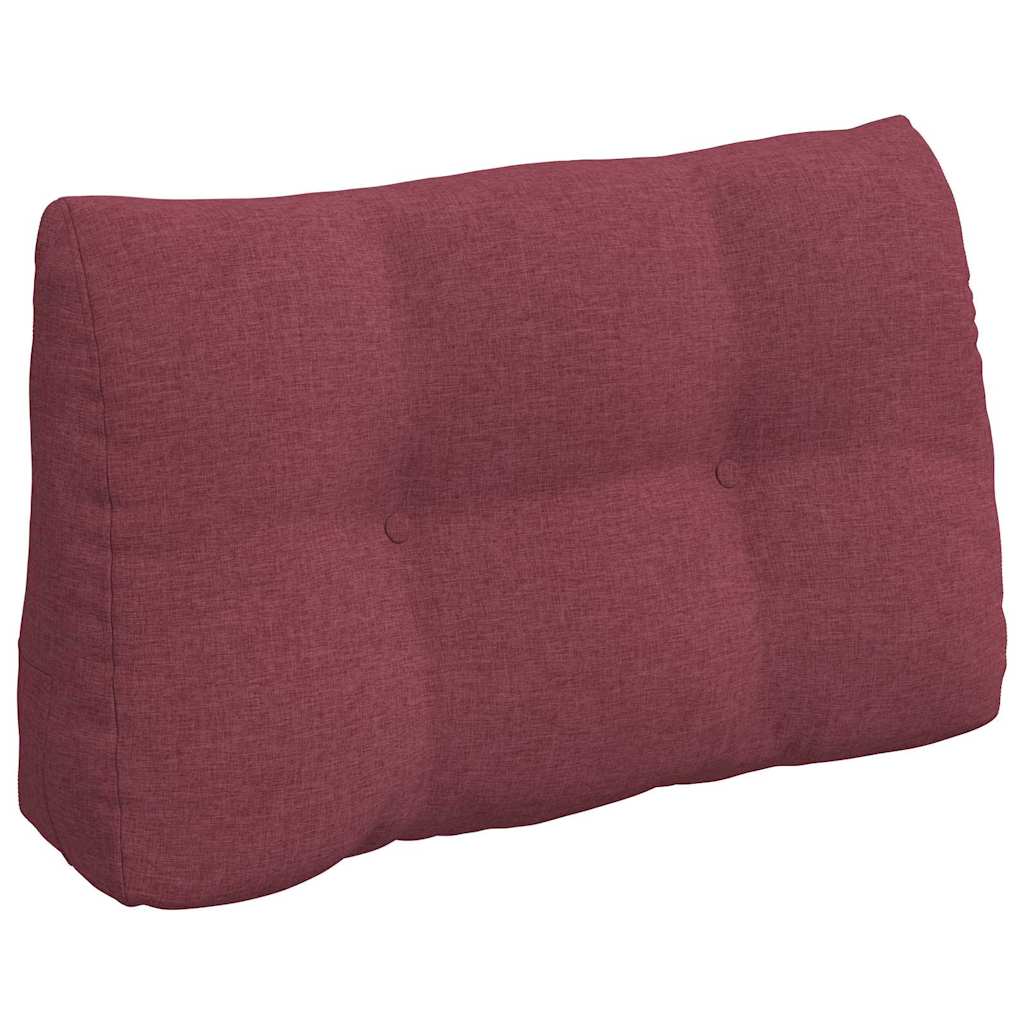 Rücken Kissen Weinrot 80 x 24 x 50 cm Stoff