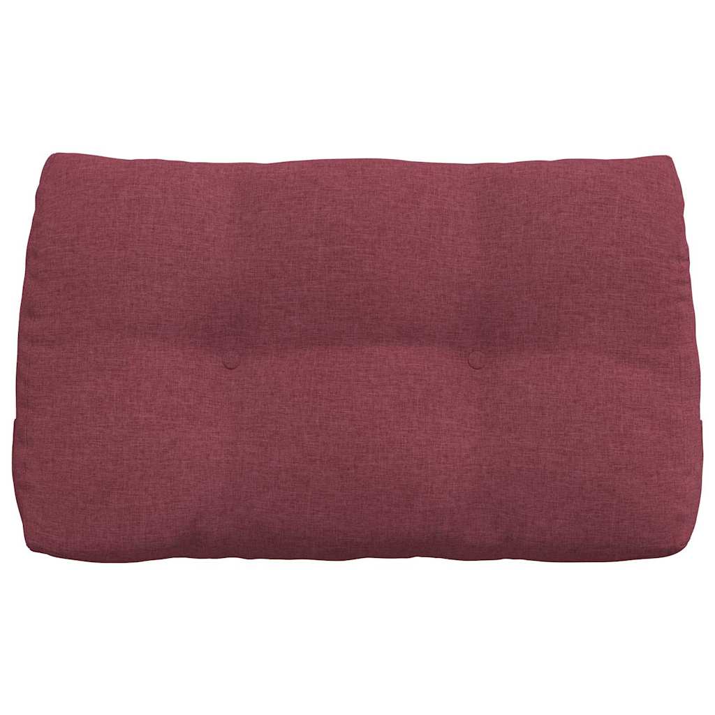 Rücken Kissen Weinrot 80 x 24 x 50 cm Stoff