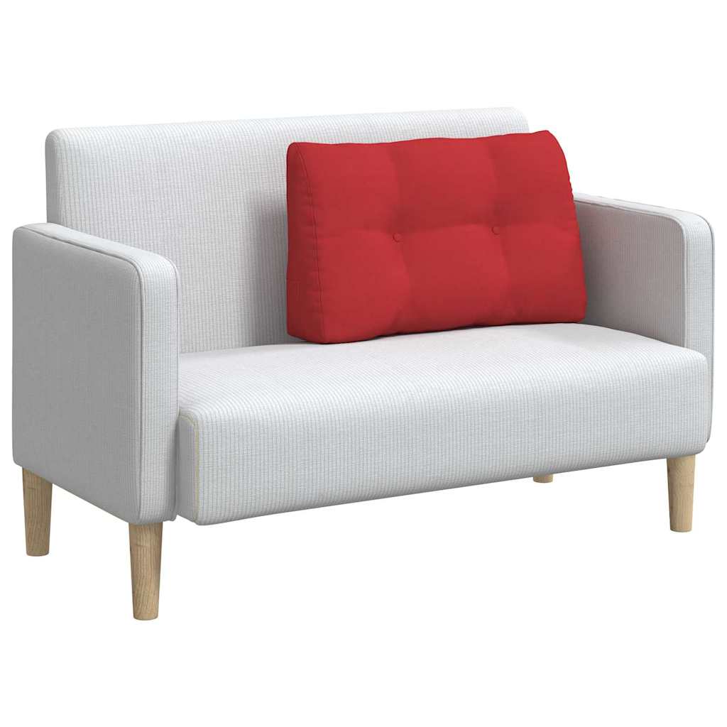 Rücken Kissen Rot 80 x 24 x 50 cm Stoff