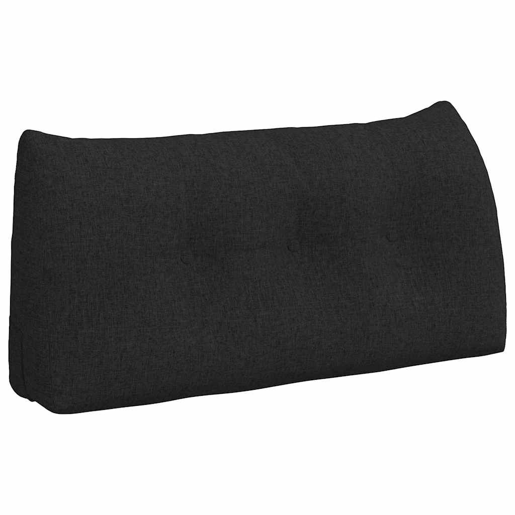 Rücken Kissen Schwarz 100 x 24 x 50 cm Stoff