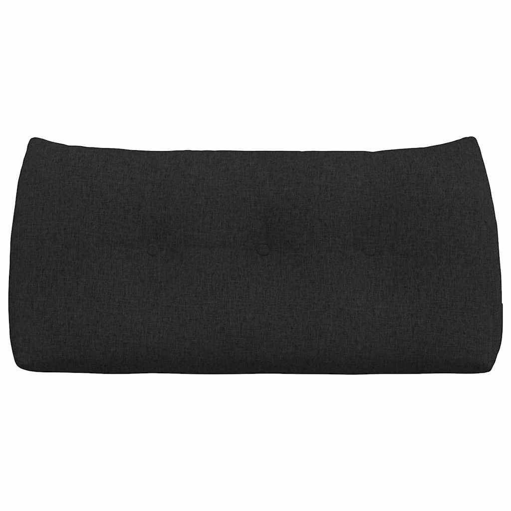Rücken Kissen Schwarz 100 x 24 x 50 cm Stoff