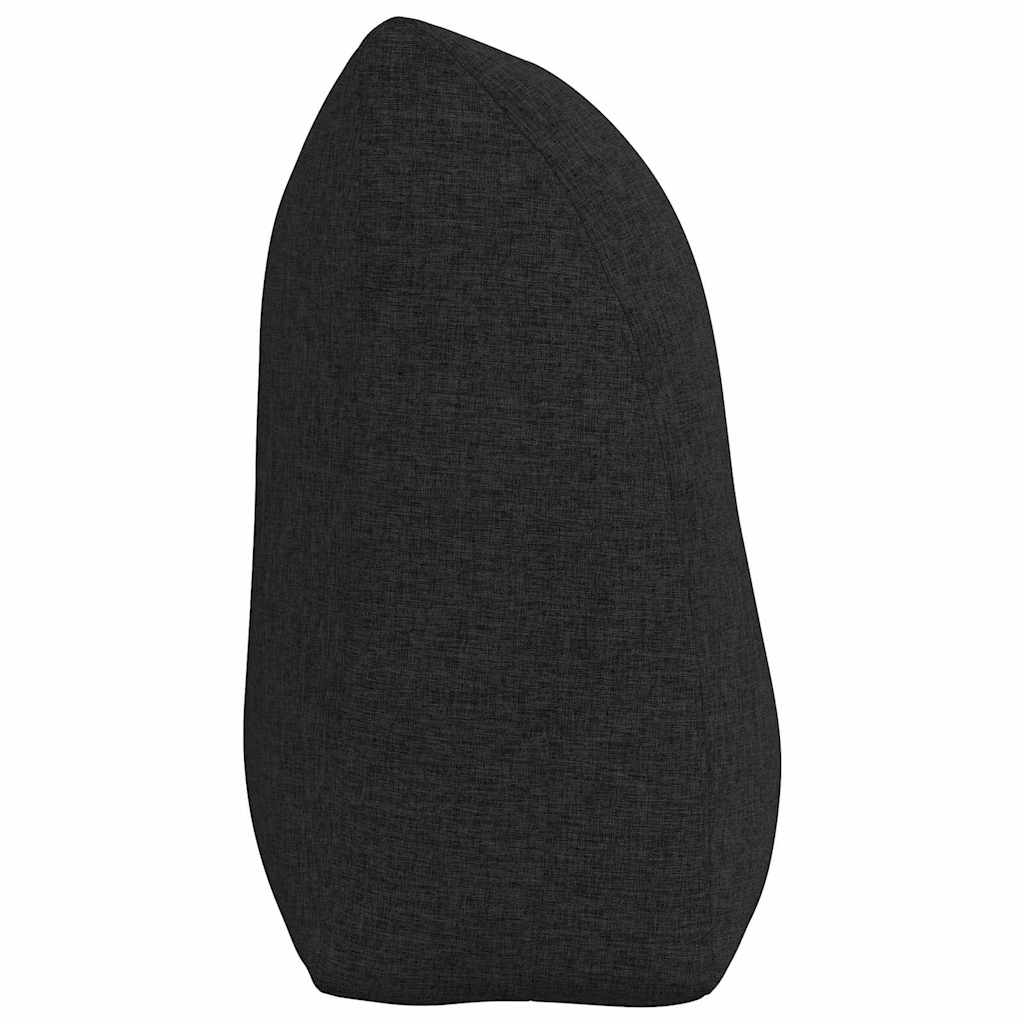 Rücken Kissen Schwarz 100 x 24 x 50 cm Stoff