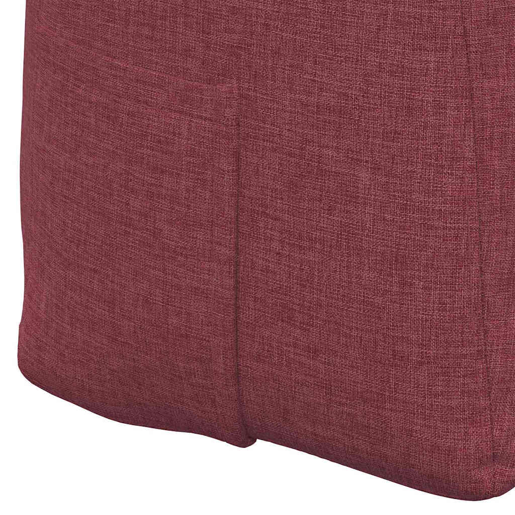 Rücken Kissen Weinrot 100 x 24 x 50 cm Stoff
