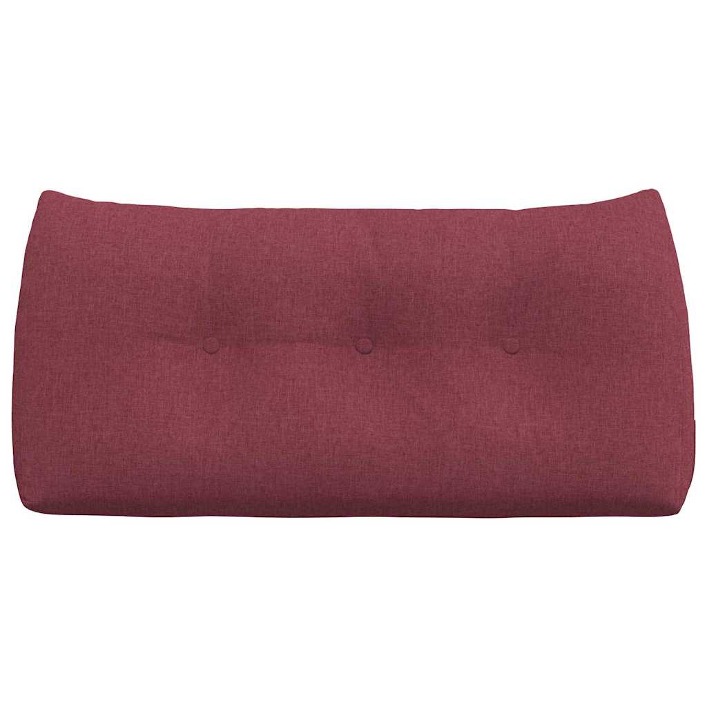 Rücken Kissen Weinrot 100 x 24 x 50 cm Stoff