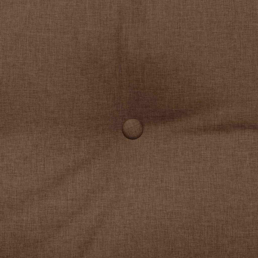 Rücken Kissen Braun 100 x 24 x 50 cm Stoff