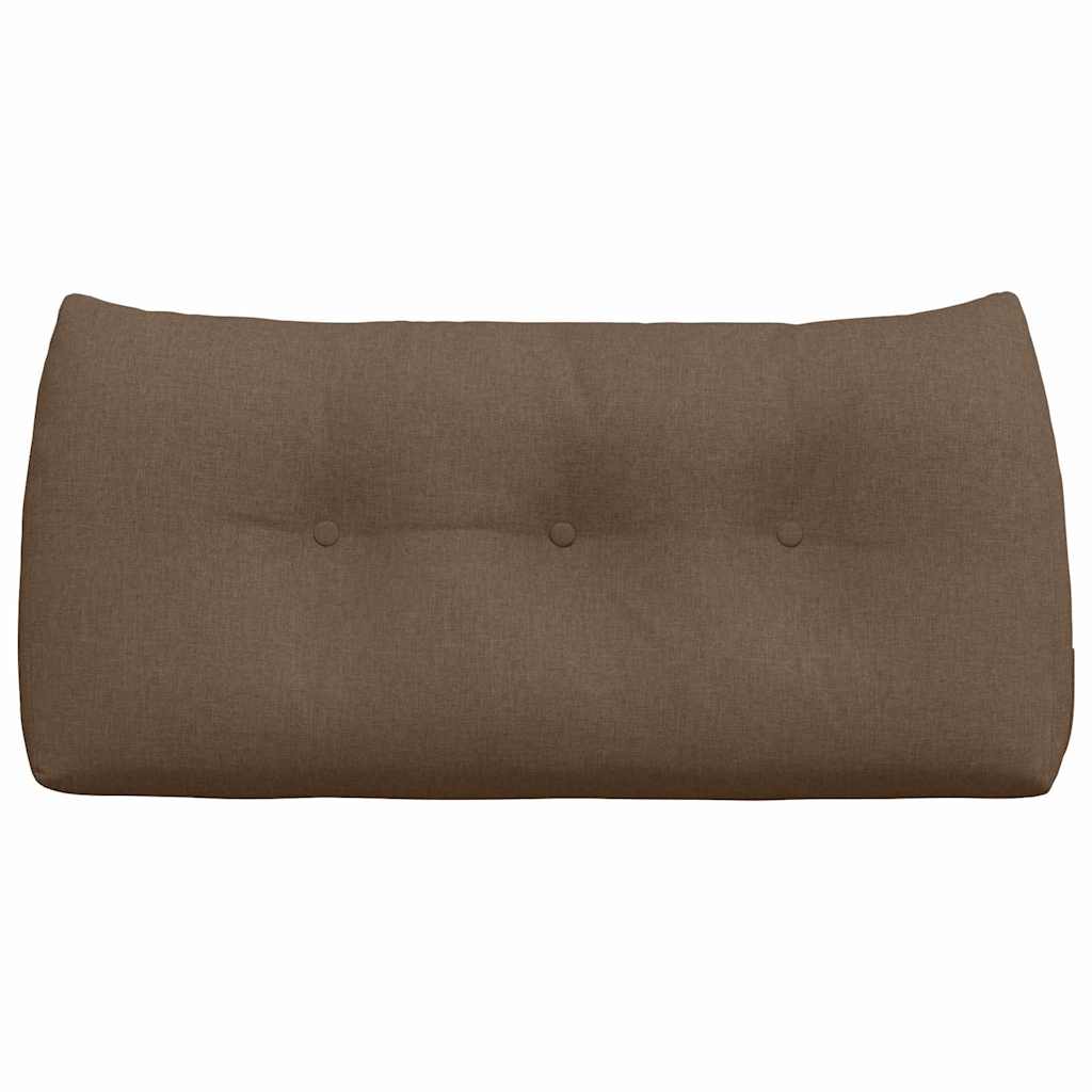 Rücken Kissen Braun 100 x 24 x 50 cm Stoff