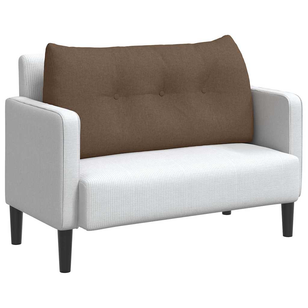 Rücken Kissen Braun 100 x 24 x 50 cm Stoff