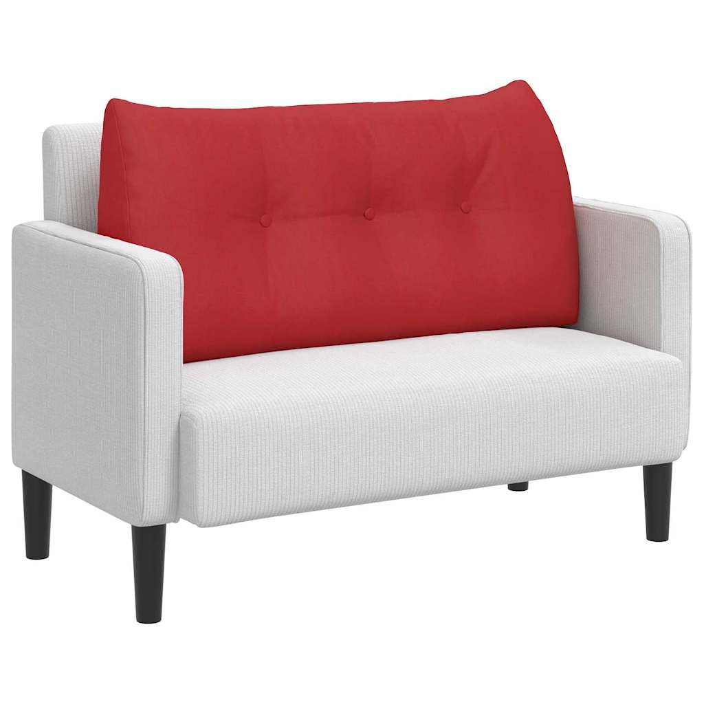 Rücken Kissen Rot 100 x 24 x 50 cm Stoff