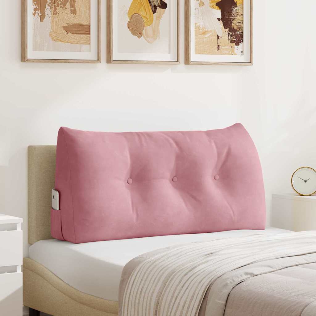 Rückenkissen Rosa 100 x 24 x 50 cm Samt