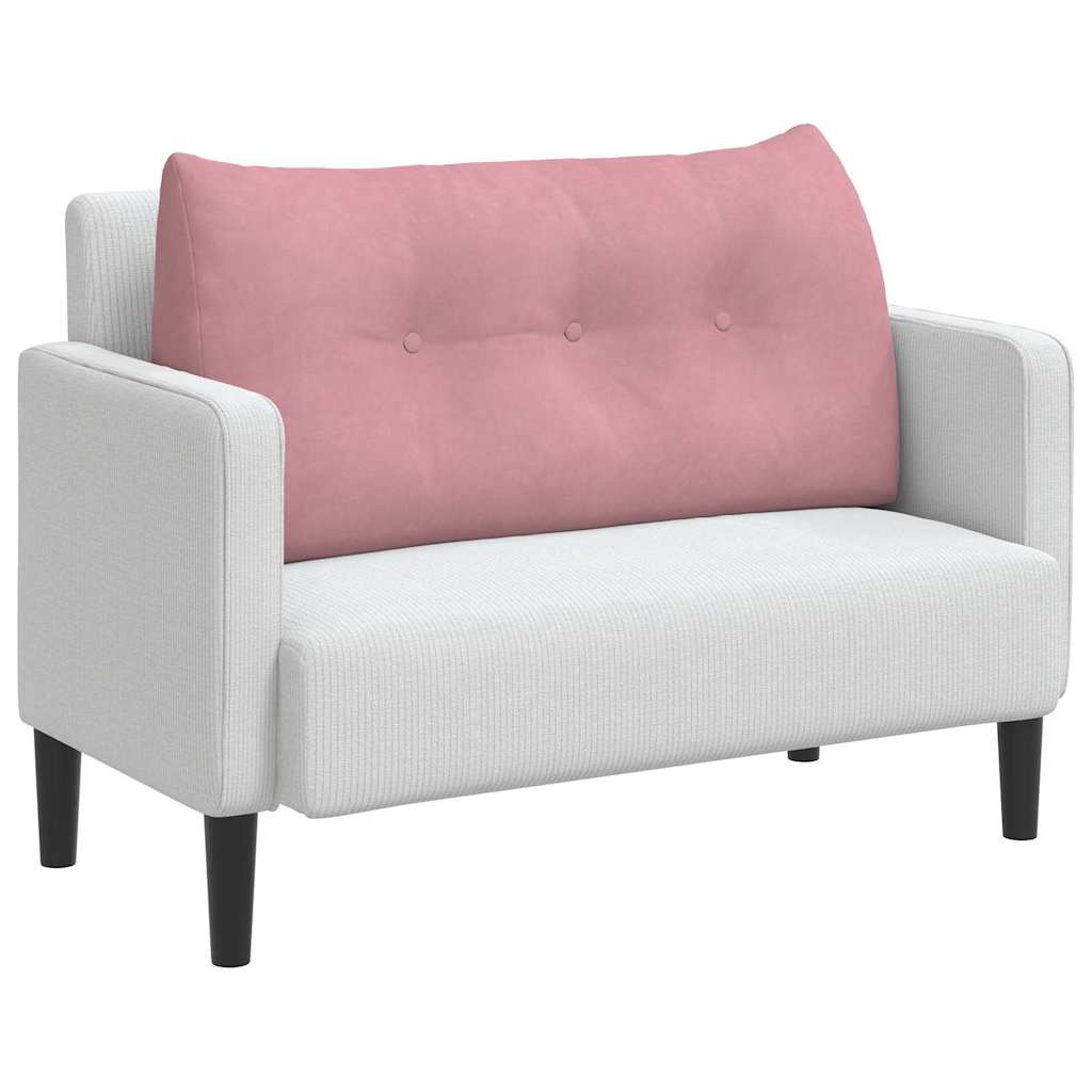 Rückenkissen Rosa 100 x 24 x 50 cm Samt