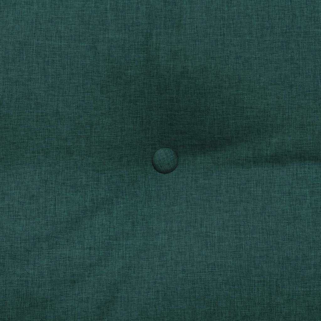 Rücken Kissen Dunkelgrün 120 x 24 x 50 cm Stoff
